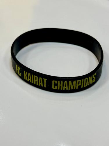 Браслет силиконовый 2024 FC Kairat Champions  - фото 2