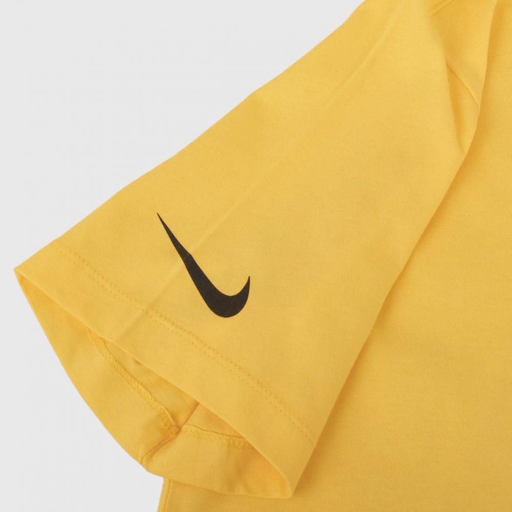 Футболка Nike х/б желтая  - фото 2
