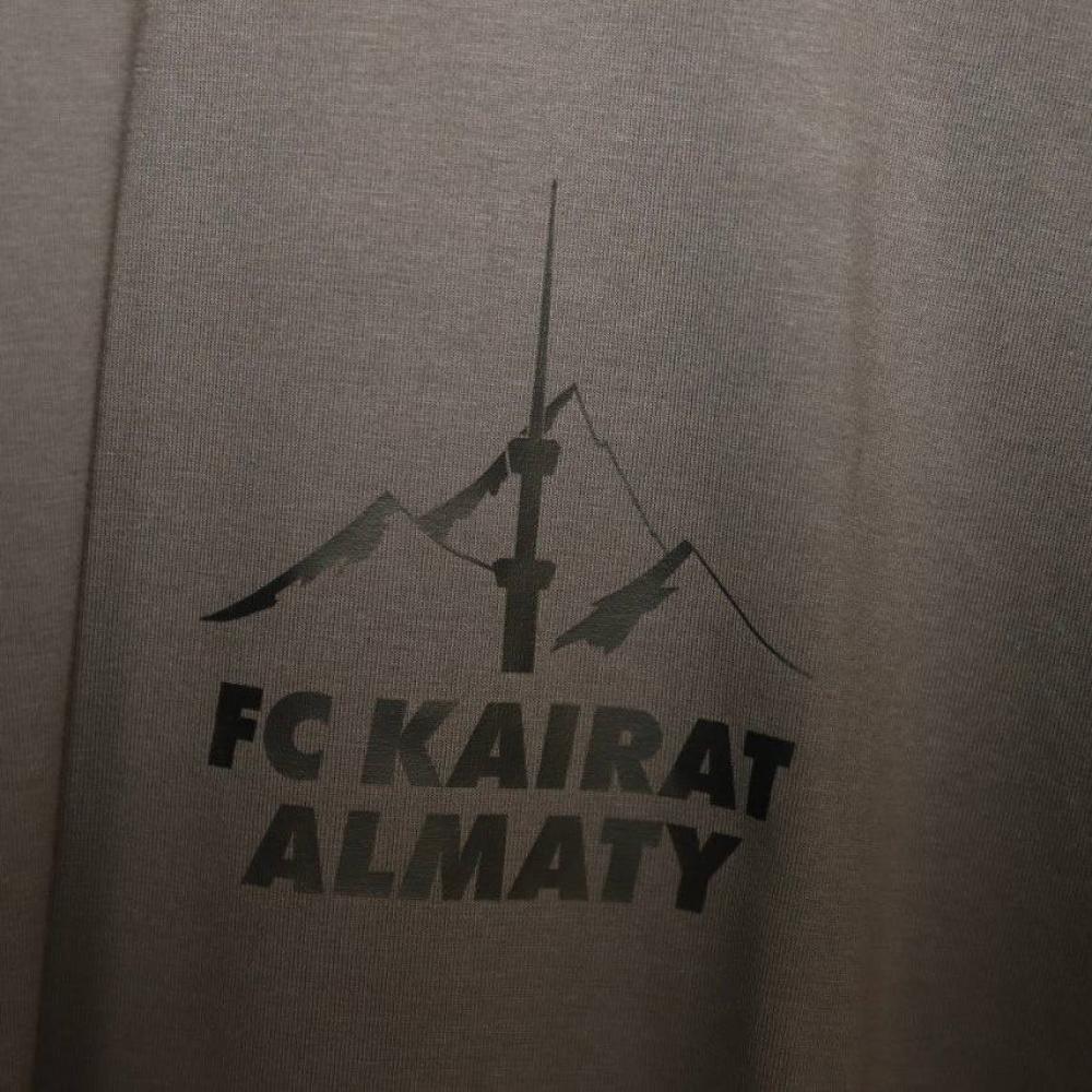 Футболка QW FC Kairat Almaty серая  - фото 2