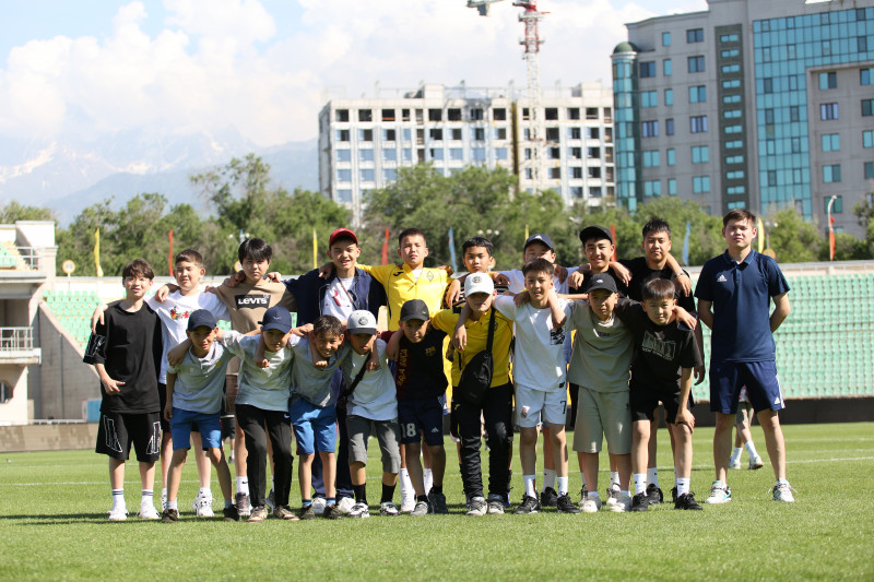 Астана, Көкшетау және Қызылорда қалаларындағы филиалдарымыздың командалары Орталық стадионға барып келді